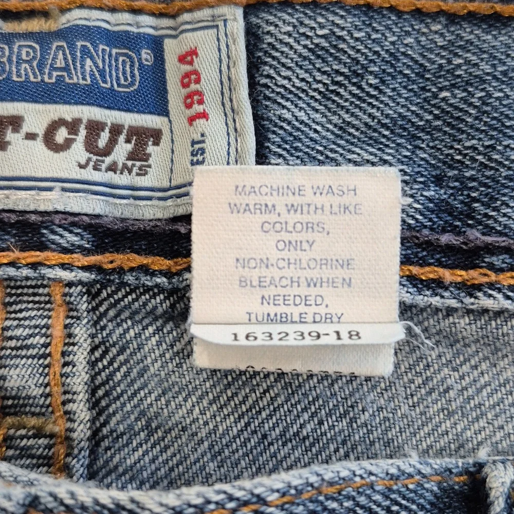 Old Navy 32X34 Boot Cut Vintage 90s Men's Blue Jeans - Picture 3 of 10